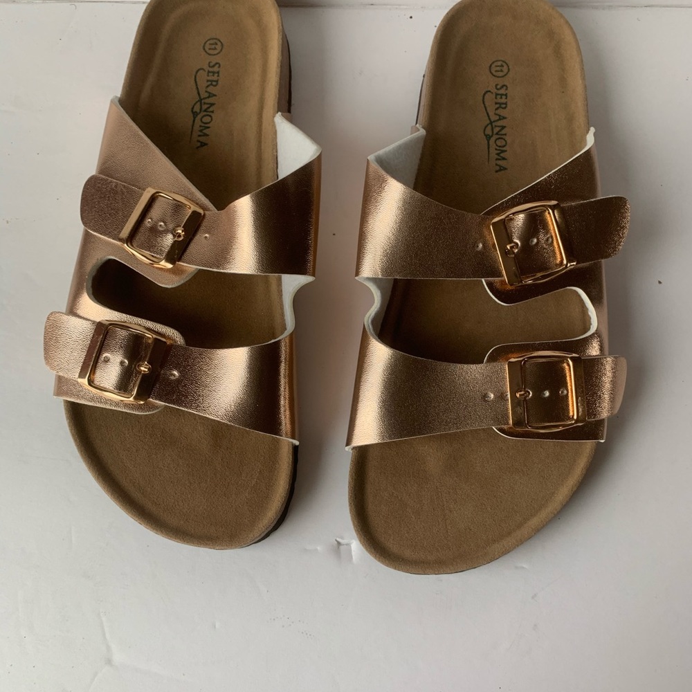 Seranoma Women Comfortable Cork Sandal sz 11 M.